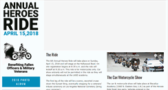 Desktop Screenshot of heroesride.org